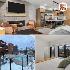 Ascent Unit 320A - Bright 2BR Mountain Haven w/ 2 Balconies & Fireplace
