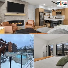 Ascent Unit 320A - Bright 2BR Mountain Haven w/ 2 Balconies & Fireplace