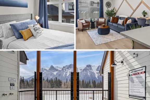 Skyridge Unit 404 - Mnt Peak Views | Steps to Banff Gate | Hot Tub - Image 1