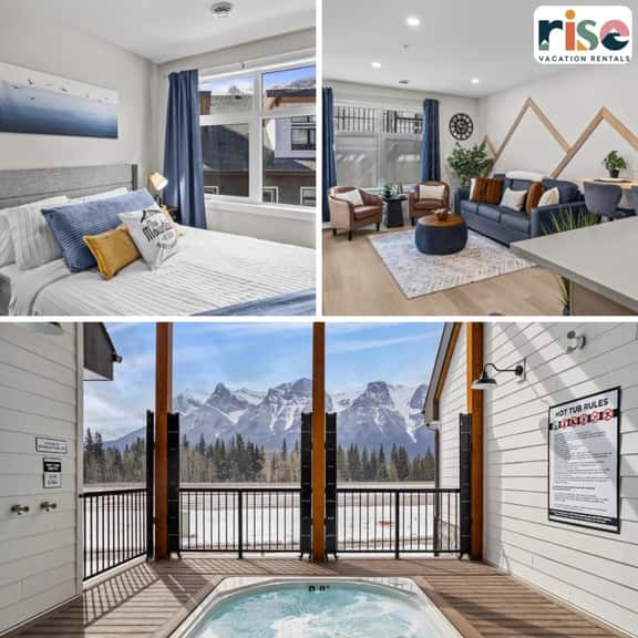 Skyridge Unit 404 - Mnt Peak Views | Steps to Banff Gate | Hot Tub - Image 1
