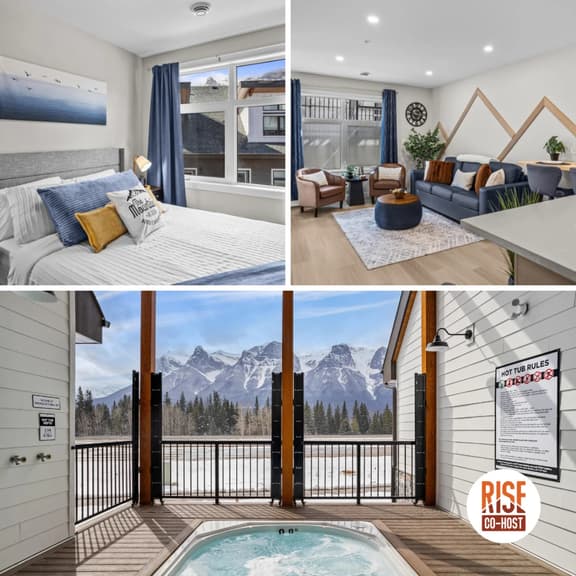 Skyridge Unit 404 - Mnt Peak Views | Steps to Banff Gate | Hot Tub - Image 1