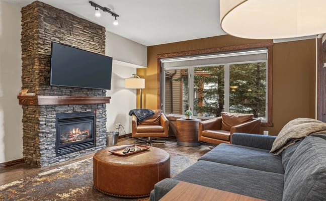 Modern kitchen at a Rise Co-Host property in Canmore
